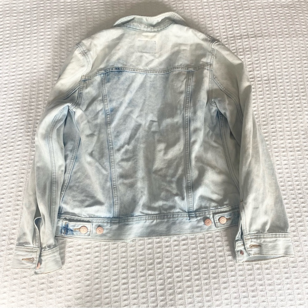 Old Navy tie dye denim jacket light wash size medium - Picture 5 of 5